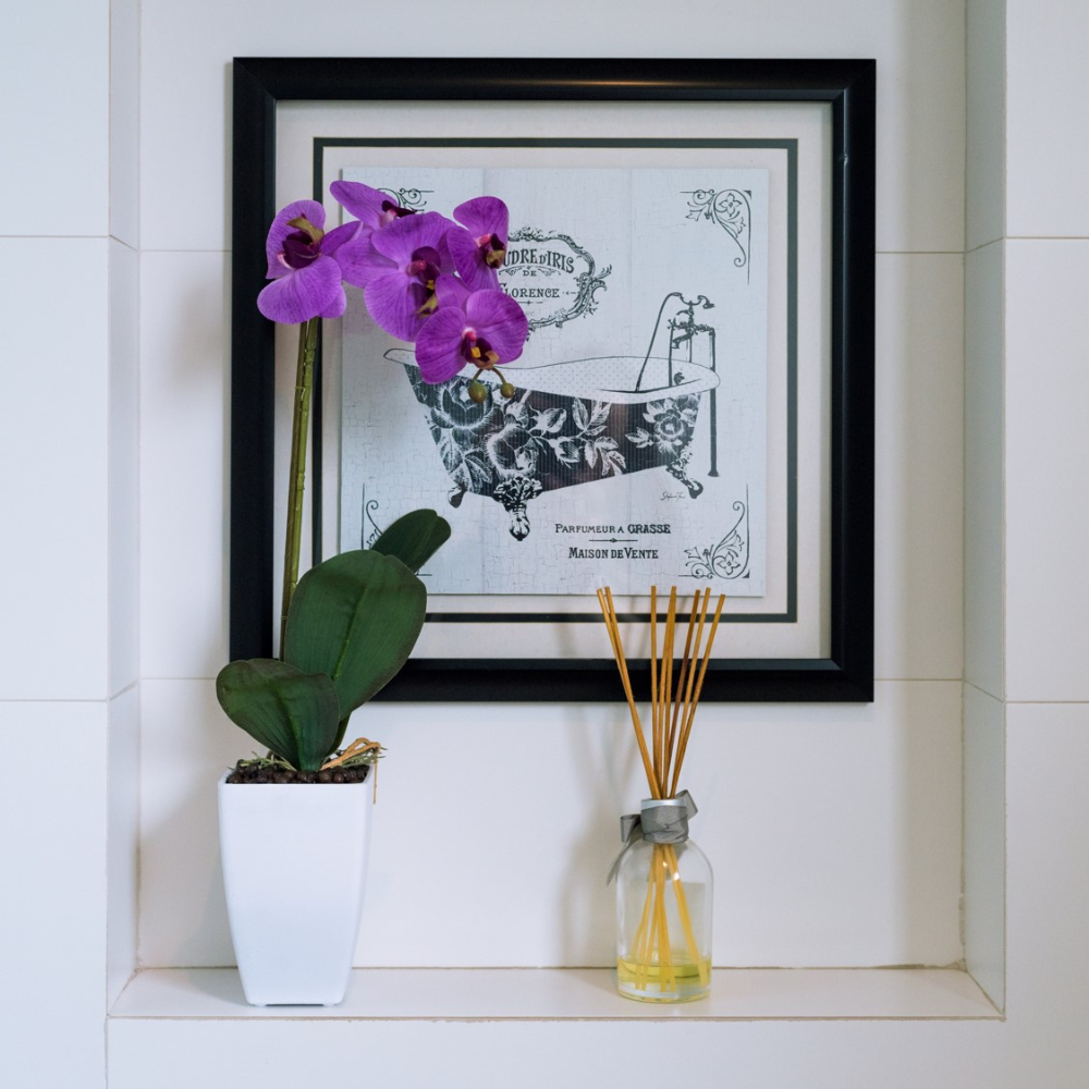 Orquídea Morada 52 cm en macetero