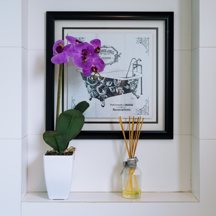Orquídea Morada 52 cm en macetero